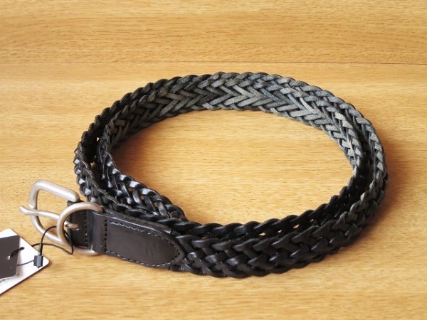 ★VAN JAC★レザーメッシュベルト☆ブラック/アイビー J.PRESS