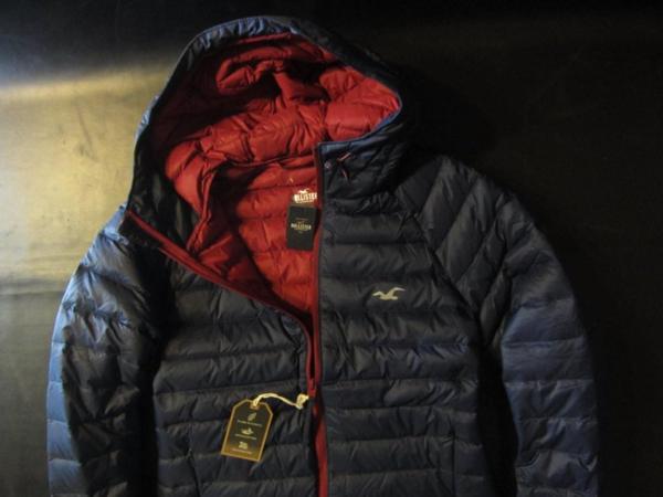 本物正規◆ホリスター◆ダウンジャケット 0649-200 紺/S