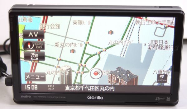 〒SANYO ゴリラ カーナビ NV-SD730DT ワンセグ ◆C5013