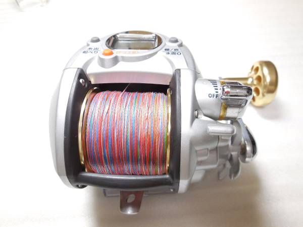 POLARIS IV500S 電動リール シルバー alpha tackle POLARIS iv500S
