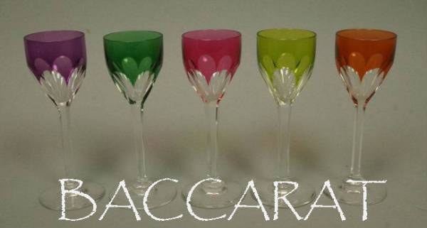 ■バカラ　ワイングラス　5客セット！！　baccarat　ラリック