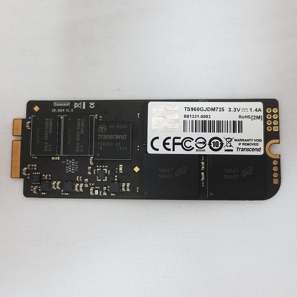 JetDrive 725 (TS960GJDM725) (SSD/960GB/専用I/F)