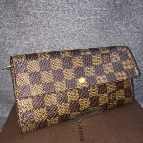 ☆美品売切☆　ルイヴィトン　ダミエライン　長財布　正規