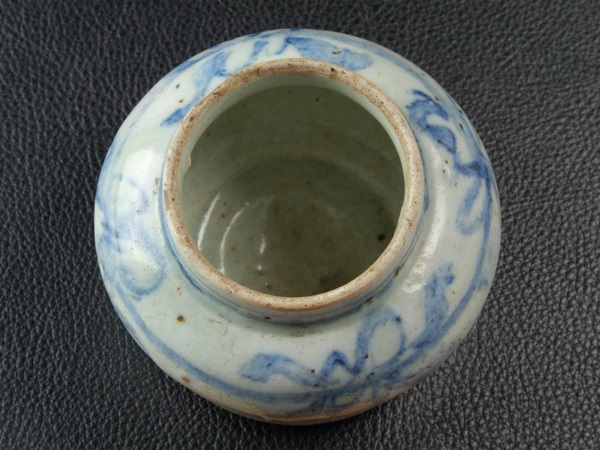 李朝染付、竹雲鳳凰提灯、大壺。　完品、無傷。 ZK710 朝鮮古美術 李朝白磁染付雲龍文大壺 高35cm 重5kg ［