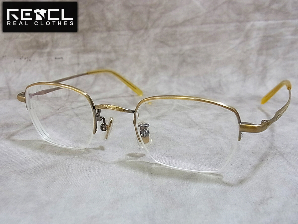ヤフオク年末 金子眼鏡 恒眸作 手造 メガネフレーム/度入り