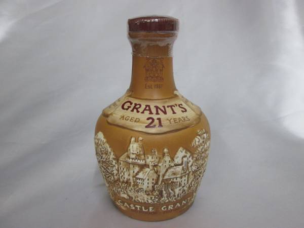 グランツ GRANT'S 21年 陶器 750ml ヤフオク年末 未開栓9gf06