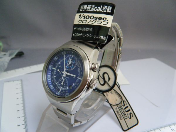 セイコー SUS 紳士用 1/100秒クロノグラフ 10Bar SCFV003 SEIKO 