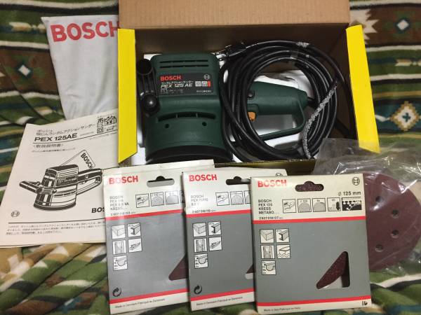 BOSCH ボッシュ　吸塵アクションサンダー　中古 動作品☆