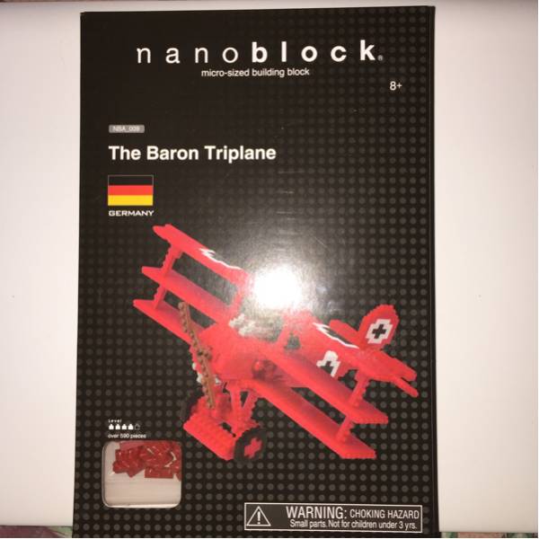 ナノブロック★Baron Triplane★レッドバロン三葉機★戦闘機