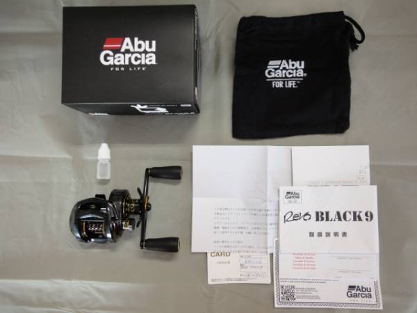 アブガルシア レボブラックナイン 右巻き 難有り中古品I アブガルシア
