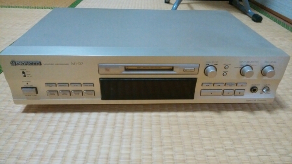 パイオニア☆pioneer☆MDプレイヤー☆デッキ☆MJ-D7 ・付属はリモコン