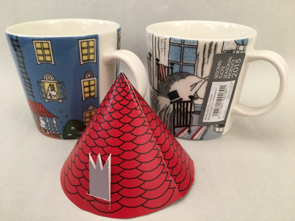 【ムーミン】アラビア マグ 70周年記念&2015年冬限定 ２種セット