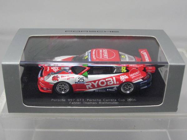 数量限定，限定SALE Spark 1/43 ポルシェ特注 911 977 GT3 Cup #25 RYOBI(レーシングカー)｜売買されたオークション情報、yahooの商品情報をアーカイブ公開 - オークファン レーシングカー