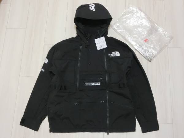 16SS Supreme×The North Face Steep Tech Hooded Jacket 黒 S