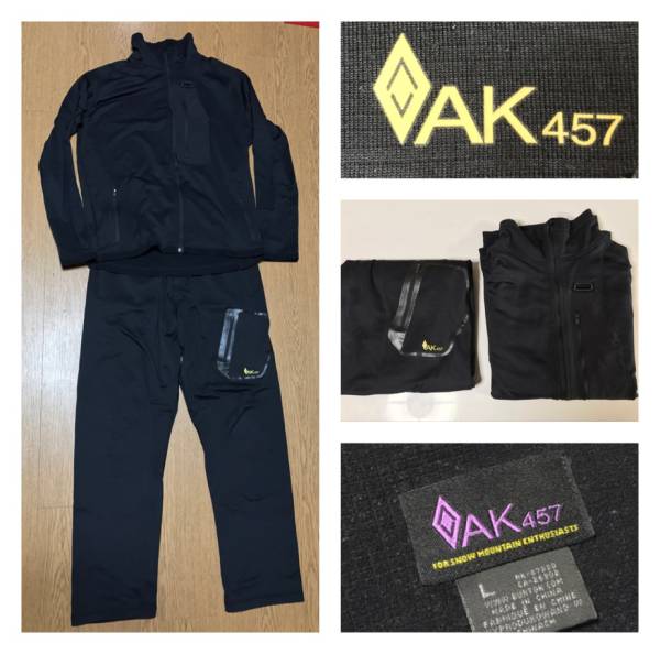 BURTON AK457 上下フリース ハイモデル L 美品 AK457 BURTON Mid