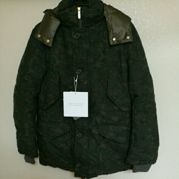 マッキントッシュフィロソフィー　ダウン　ミリタリー迷彩　38