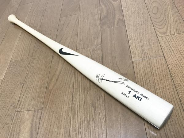絶版 岩村明憲 デビルレイズ 本人支給品 直筆サインバットの入札履歴 