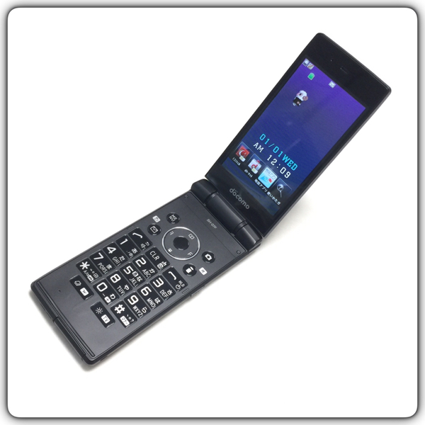 美品☆SH-07F☆ドコモ☆docomo☆携帯電話☆判定〇☆ブラック