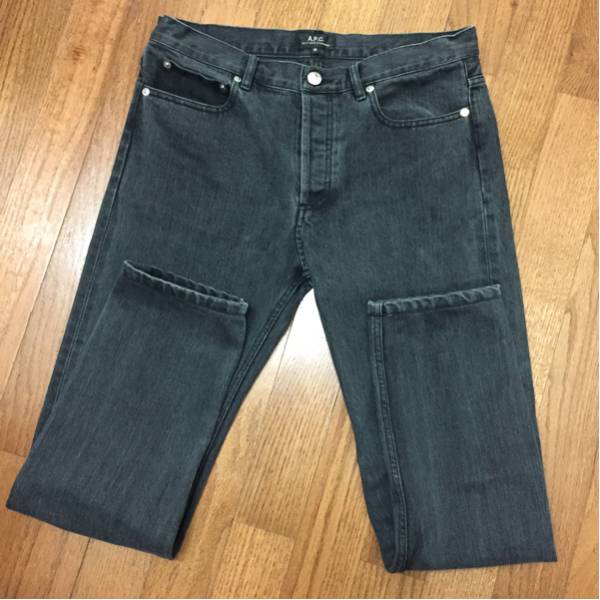 濃紺美品】A P C アーペーセー プチニュースタンダード デニムパンツ 