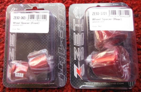 WR250R⁄X ZETA レーシング ホイールスペーサー YAMAHA Webike AR1