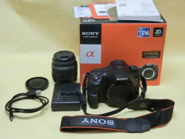  防湿庫保管 SONY &alpha;65 18-55 レンズキット SLT-A65VK(ソニー)｜売買されたオークション情報、yahooの商品情報をアーカイブ公開 - オークファン ソニー