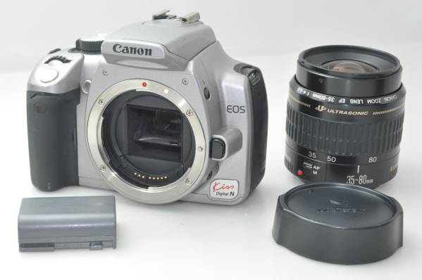 ☆極上美品☆キヤノン Canon EOS KISS DIGITAL N レンズキット!! 極上