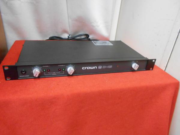 【現状品】CROWN D-45 パワーアンプ 業務用 □crown D-45 業務用パワーアンプ（XLRオス入力専用） CROWN 【公式通販】