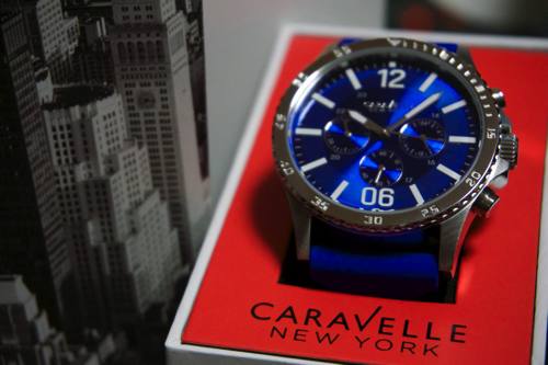 ★１円BulovaブローバブルークロノCaravelle送料無料★