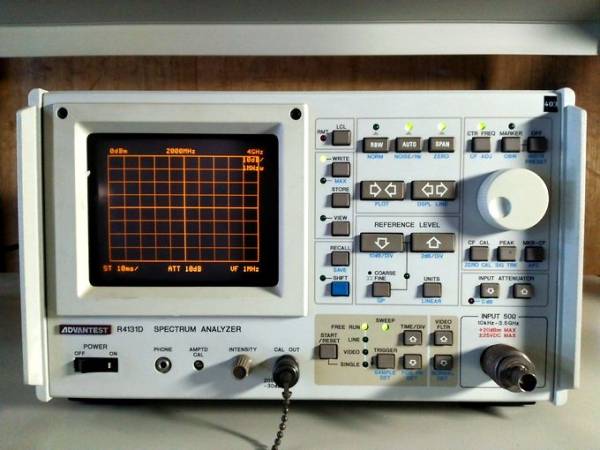 TS0200 ADVANTEST R4131 SPECTRUM ANALYZER ジャンク品(その他)｜売買されたオークション情報、yahoo ...