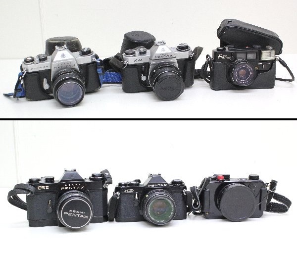 Canon PENTAX Fujica等 フィルムカメラ 15台まとめ en75□フィルムカメラ◇PENTAX◇FUJICA◇6台まとめて◇ジャンク