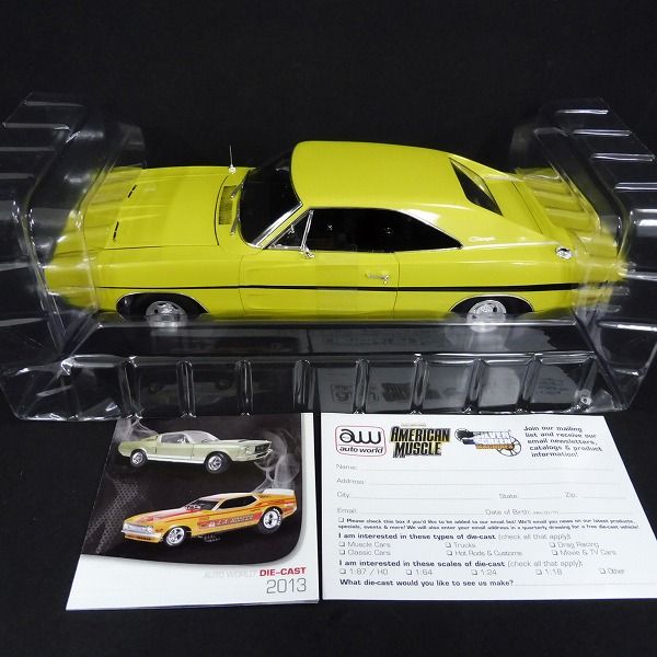 1969 Dodge Super X050 オートワールド 1/18 1969 ダッジ チャージャー