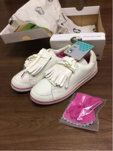 未使用 crocs クロックス ゴルフ シューズ m7 白×緑 25cm