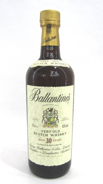 バランタイン】 30年 750ml スコッチ ウイスキー 未開栓 古酒