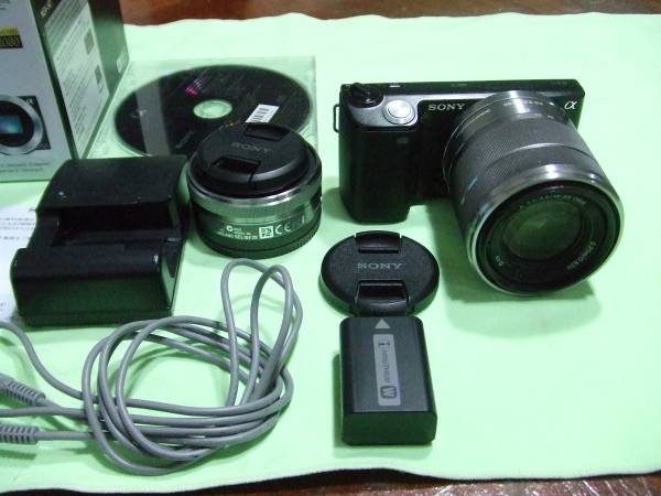 中古品◇SONY◇α NEX-5D ダブルレンズキット◇