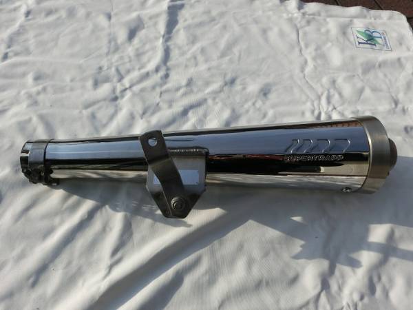 中古 マフラー サイレンサー スーパートラップ SUPERTRAPP 汎用 SR400