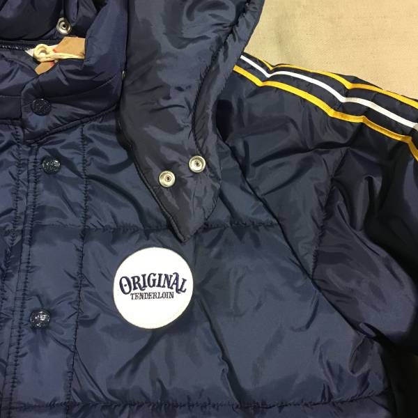 新品 TENDERLOIN テンダーロイン NRA RACING JKT ダウン 紺L