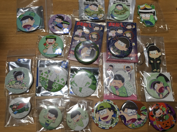 おそ松さん チョロ松セット 缶バッジ ラバスト 冬コミ 冬フェス