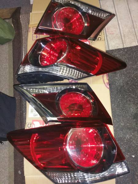 【美品】クラウンアスリート210 後期　純正テール4点左右セット ☆210 クラウン アスリート 後期 テール 1式 セット クラウン 210
