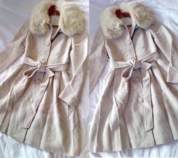 LISSEO】新品3万☆上質コート☆ウール85%アンゴラ15%☆リアル 