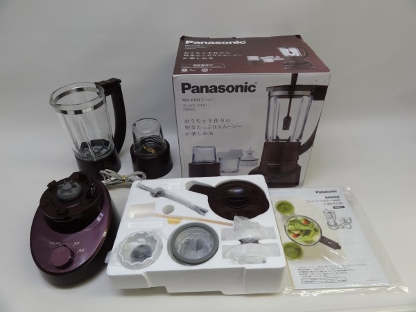 Panasonic ファイバーミキサー MX-X109T 送料込み mx-x109（家電）の