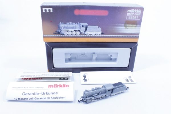 ○メルクリン 88981 蒸気機関車 グレー Zゲージ ミニクラブ mini club