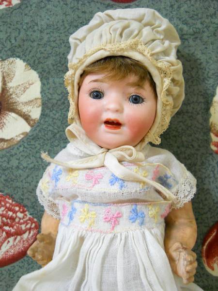 日本製 アンティーク モリムラ ビスクドール 眠り目 22cm