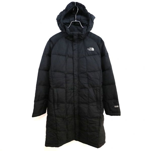 THE NORTH FACE 550FILL ダウンコート 黒 (子供用 GIRL'S XL) C6079