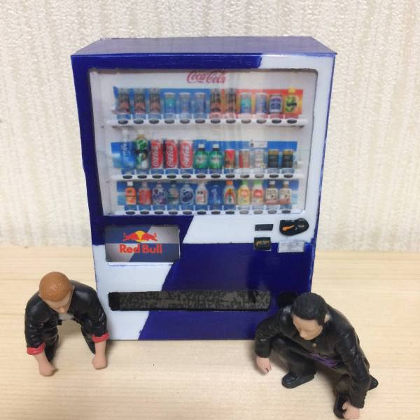 【照明付き】1/24自販機 Red Buh