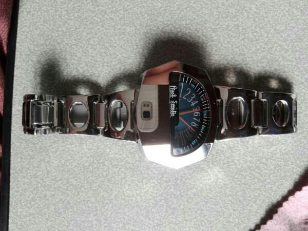 Paul Smith ポールスミス鉄仮面　腕時計ネイビーブラック6117-HO6778 Y 601311GN-O-S ST STEEL 