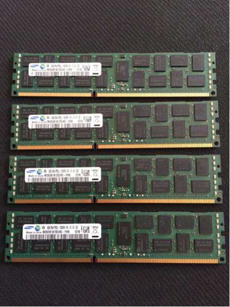 DDR3 PC3-10600L ECC Reg Registered 8GBx4 合計32GB Samsung 【公式通販】