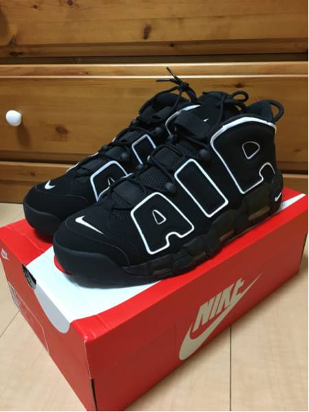 AIR MORE UPTEMPO BLACK WHITE 30cm モアアップテンポ