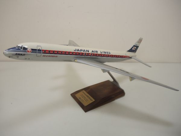 1973/△飛行機模型 日本航空 JAL DC-8 JA8031 ダグラス DC-8-62 置物