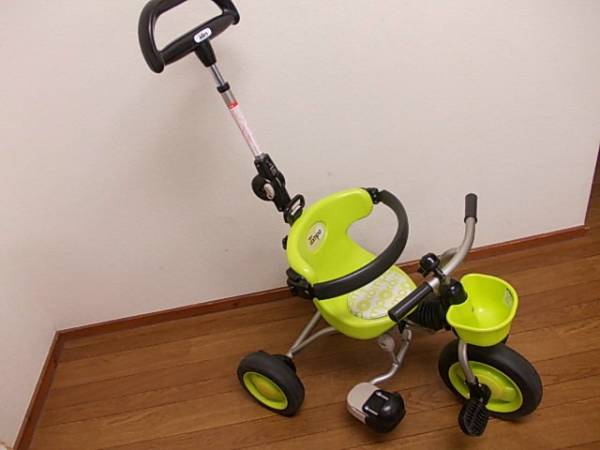 1円スタート!送料無料!＜Y4861＞折りたたみ三輪車アイデス「compo」