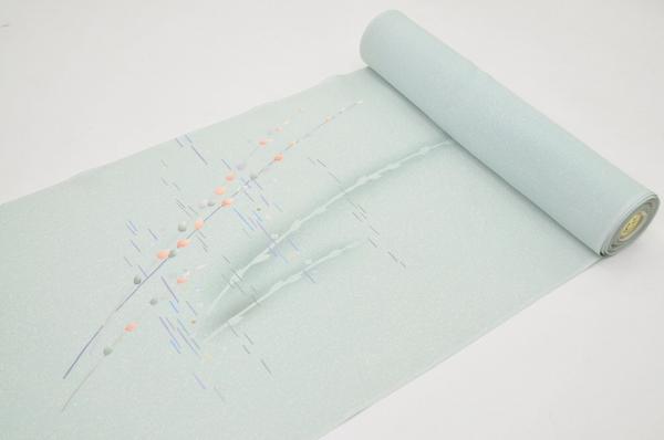 inagoya☆レアな夏物☆特選強撚駒絽☆【絽附下◇正絹】反物 j5548ag